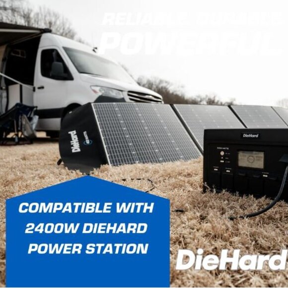 DieHard Solar Panel, 400-Watt, High-Efficiency, Adjustable, Foldable, Flexible, - Picture 8 of 8